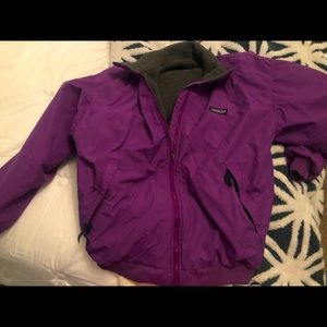 Patagonia 1990’s fleece lined bomber snowjacket